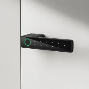 Bluetooth Fingerprint Door Lock with Keypad Handle – Smart Entry System for Apartment, Office, and Front Door Security