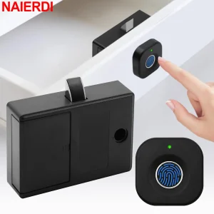 Smart Hidden Fingerprint Drawer Lock – Biometric Cabinet Lock with Keyless Anti-Theft Design for Home or Office