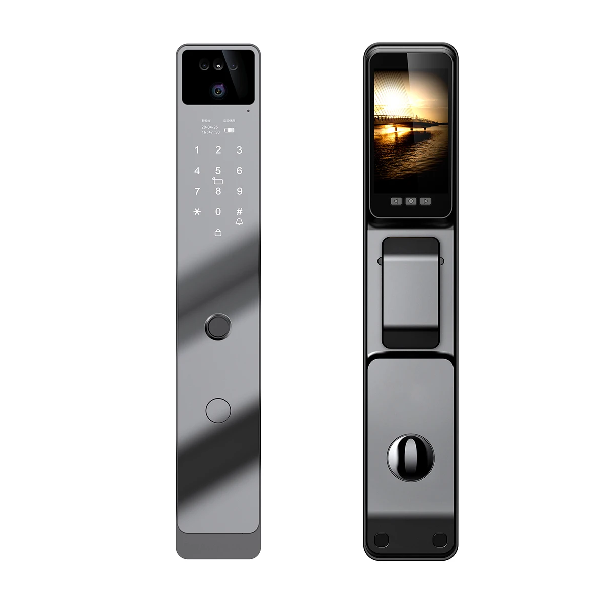 App-Controlled Smart Fingerprint Door Lock with Built-in Camera – Anti-Theft Password System for Home Security - Image 6