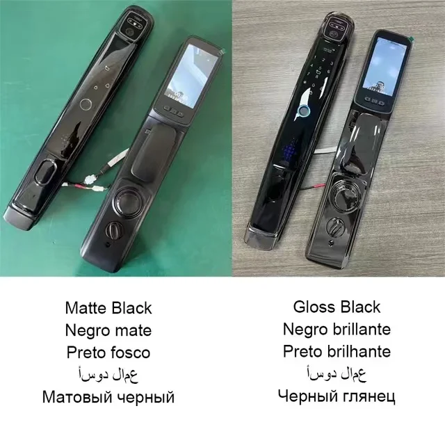 WiFi Face Recognition Smart Door Lock with Built-in Camera – Tuya App Voice Intercom and Auto Lock System - Image 6